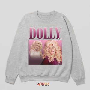 Signature Vintage Dolly Parton Sport Grey Sweatshirt