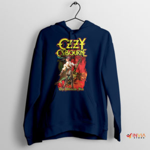 Sinfully The Ultimate Sin Ozzy Cover Navy Hoodie