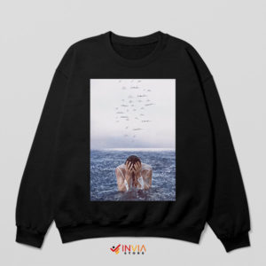 Sing Along Shawn Mendes Singing Vine Black Sweatshirt