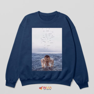 Sing Along Shawn Mendes Singing Vine Navy Sweatshirt