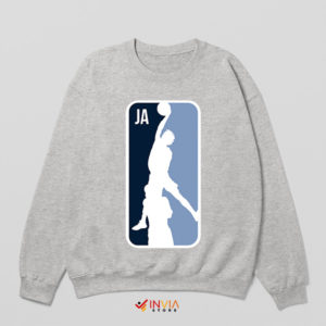 Sky High Slam Ja Morant Dunk NBA Sport Grey Sweatshirt