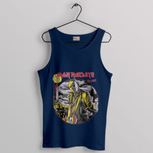 Slasher Jason Voorhees Iron Maiden Navy Tank Top