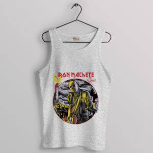 Slasher Jason Voorhees Iron Maiden Sport Grey Tank Top