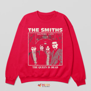 Smiths Nostalgia The Queen is Dead Red Sweatshirt