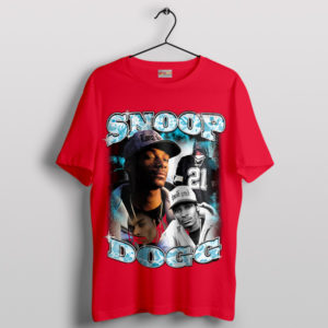 Snoop Dogg Young Vintage Graphic Red T-Shirt