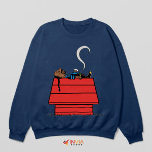 Snoopy Peanuts x Snoop Dogg Navy Sweatshirt