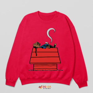 Snoopy Peanuts x Snoop Dogg Red Sweatshirt