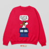 Snoopy Time Machine Doctor Who Sweatshirt