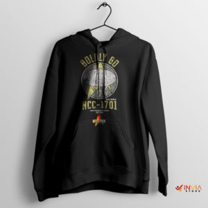 Space Adventure Star Trek Go Boldly Hoodie