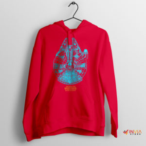 Spacecraft Masterpiece Millennium Falcon Red Hoodie