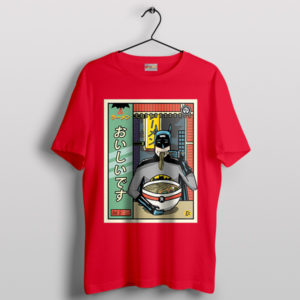 Spicy Ramen Batman Dark Knight Red T-Shirt