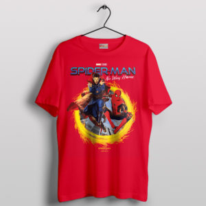 Spider-Man No Way Home Strange Portal Red T-Shirt