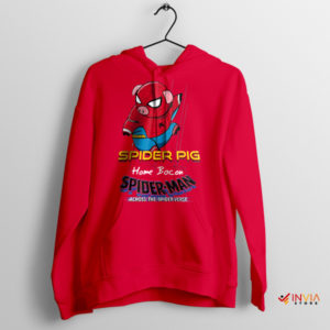 Spiderpig No Way Home Movie Hoodie