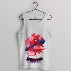 Spidey Love Into Spider Verse Sport Grey Tank Top