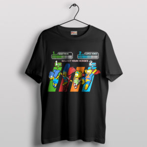 Springfield Heroes Bartman vs Super Homer T-Shirt