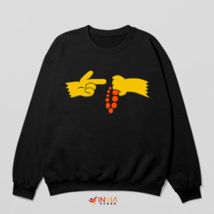 Springfield Rhymes Run The Jewels Black Sweatshirt