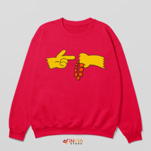 Springfield Rhymes Run The Jewels Red Sweatshirt