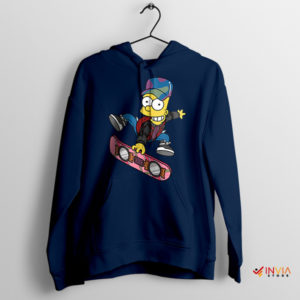 Springfield Skateboarding with Bart Navy Hoodie