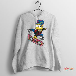 Springfield Skateboarding with Bart Sport Grey Hoodie