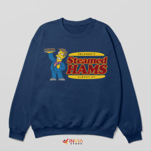 Springfield Steamed Hams Food Navy Sweatshirt