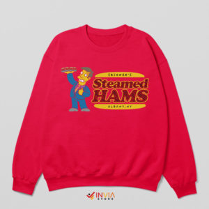 Springfield Steamed Hams Food Red Sweatshirt