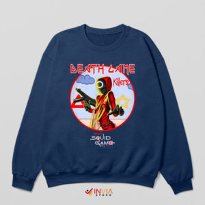 Squid Game Killers Album Cover Art Navy Sweatshirt