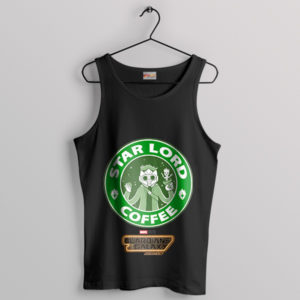 Star-Lord Coffeehouse Guardians Black Tank Top