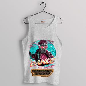 Star Lord Dance Off Music Guardians 3 Sport Grey Tank Top