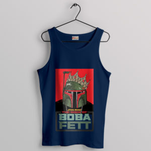 Star Wars Boba Fett The Notorious Navy Tank Top