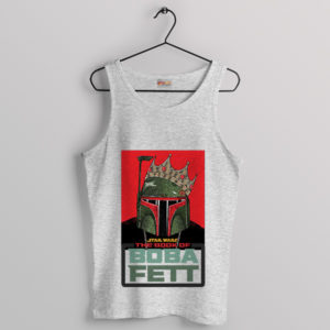 Star Wars Boba Fett The Notorious Sport Grey Tank Top