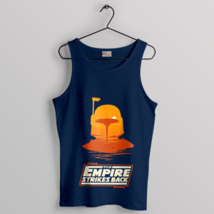 Star Wars Empire Strikes Boba Fett Navy Tank Top