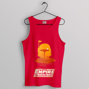 Star Wars Empire Strikes Boba Fett Red Tank Top