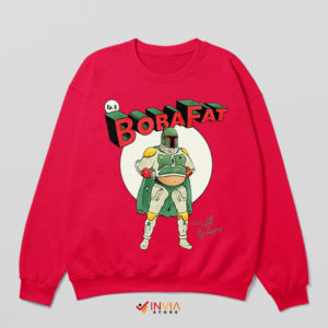 Star Wars Parody Boba Fat Comic Red Sweatshirt