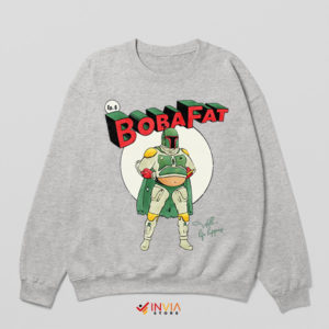 Star Wars Parody Boba Fat Comic Sport Grey Sweatshirt