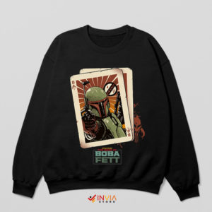 Star Wars Poker Card Boba Fett Sweatshirt