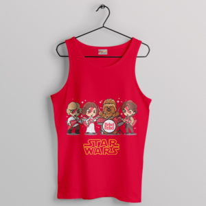 Star Wars Rebels Strike Kiss Band Red Tank Top