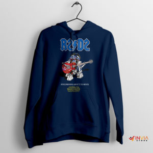 Star Wars Rock Legends R2-D2 ACDC Style Hoodie