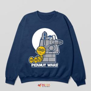 Star Wars Snoopy from the Peanuts Navy Sweatshirt