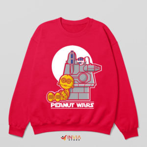 Star Wars Snoopy from the Peanuts Red Sweatshirt