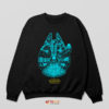 Starship Schematics Millennium Falcon Sweatshirt