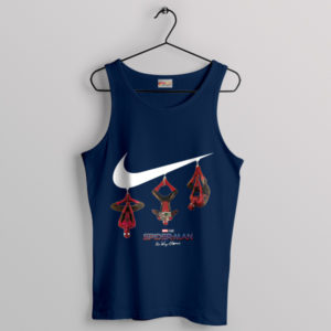 Step into the Spider-Verse Nike Check Navy Tank Top