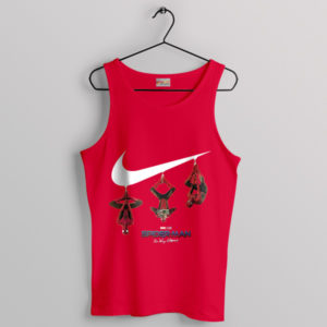 Step into the Spider-Verse Nike Check Red Tank Top