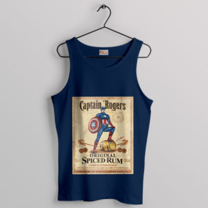 Steve Rogers Spiced Rum Expedition Navy Tank Top