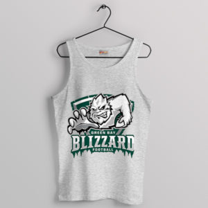 Storm the Field with Blizzard Footbal Sport Grey Tank Top