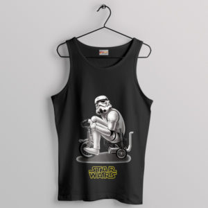 Stormtrooper Day Off Ride Tricycle Black Tank Top