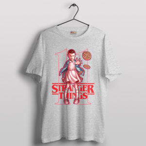 Stranger Things 11 Psychic Powers Sport Grey T-Shirt