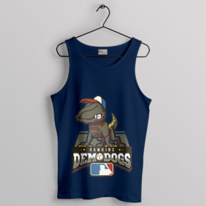 Stranger Things 3 Hawkins Demodogs Navy Tank Top