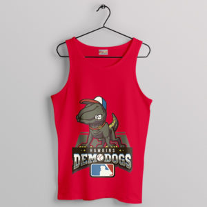 Stranger Things 3 Hawkins Demodogs Red Tank Top