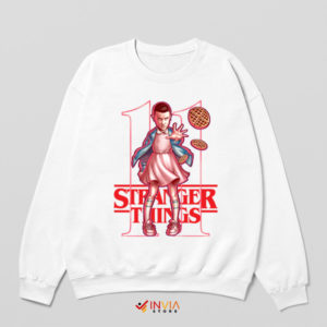 Stranger Things Season 4 Eleven White Sweatshirt