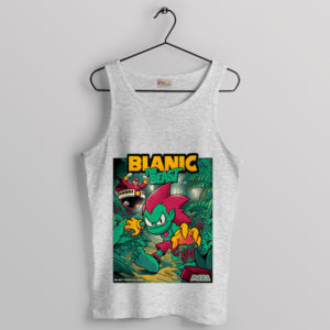 Street Fighter Green Guy Blanka Sport Grey Tank Top